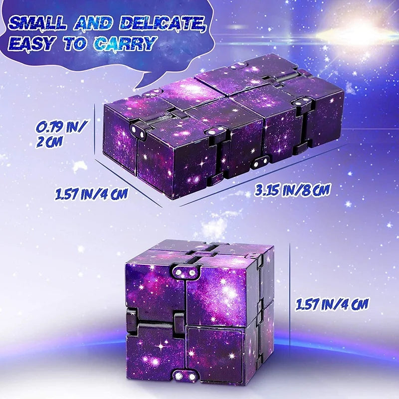 Infinity Cube Fidget Toy – Flip Puzzle Fingertip Game