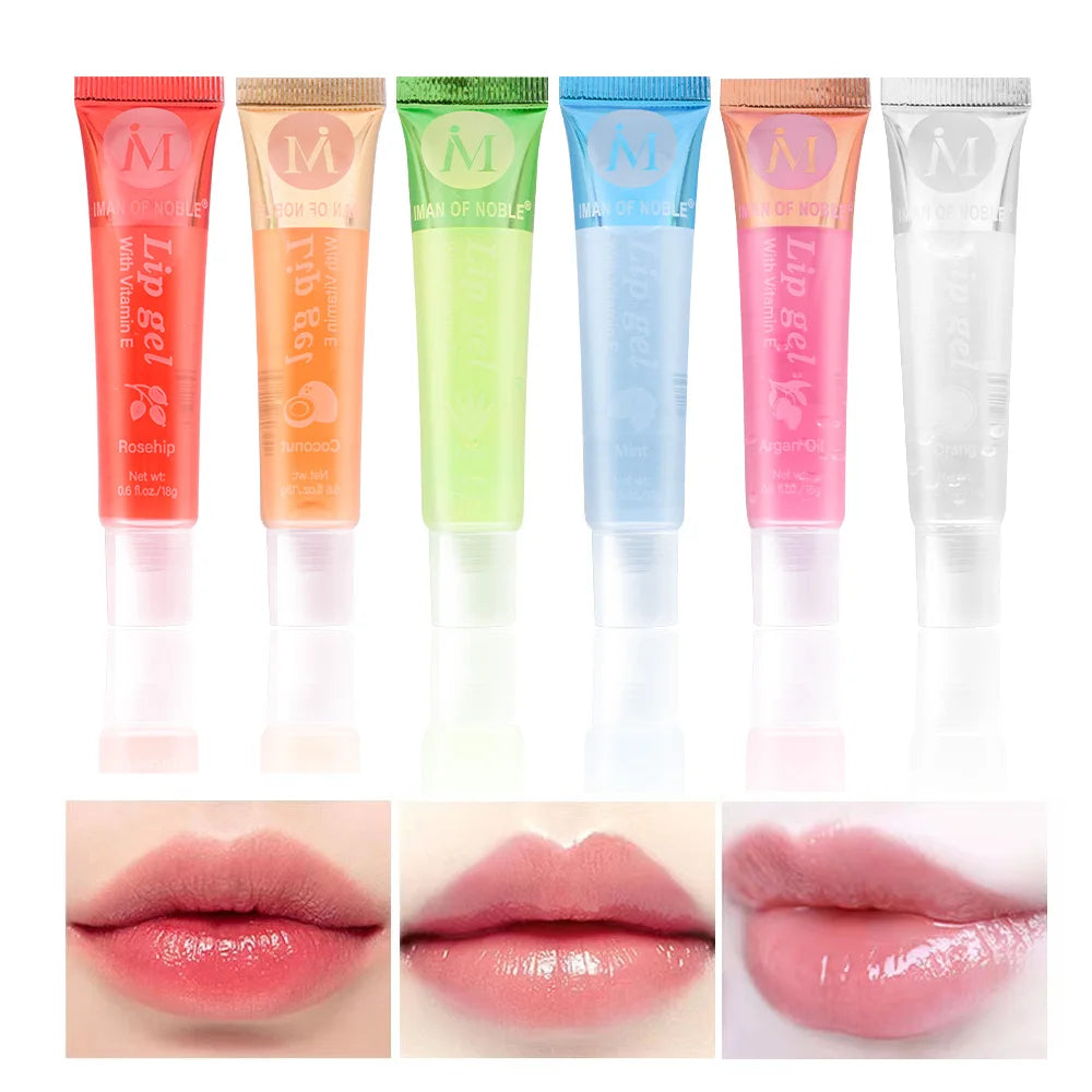 6-Piece Lip Gloss Set – Fruity Hydrating & Moisturizing Gloss