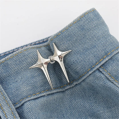 Jeans Waist Adjuster Metal Button Extender Pants Tightener 30mm