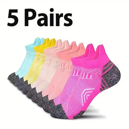5 Pairs Men Summer Socks Trendy Fashionable Simple Versatile Men Ankle Socks Comfortable Lightweight Breathable Casual Socks