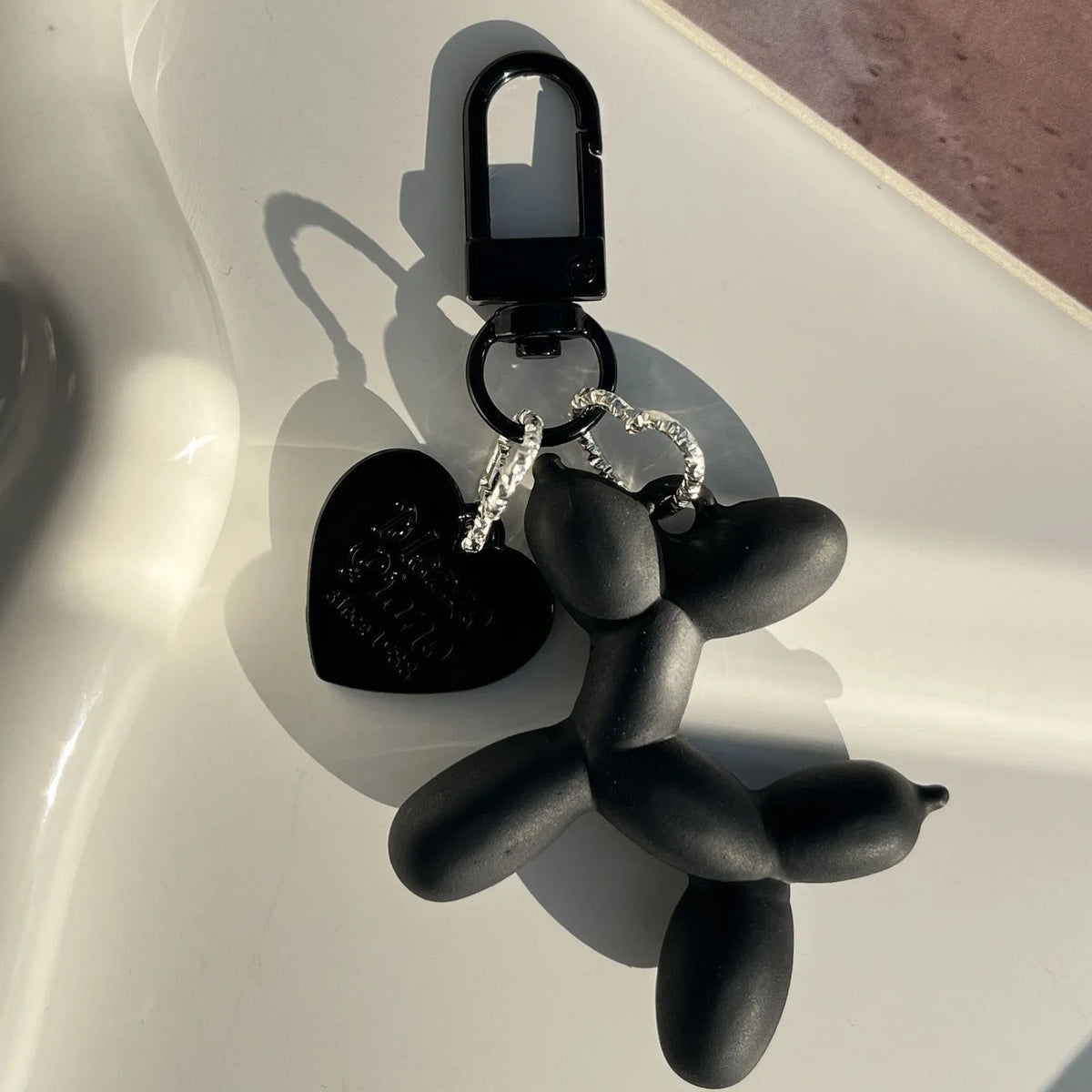 Dog Keychain, Cute Cartoon Jelly Dog Pendant & Animal Keyring