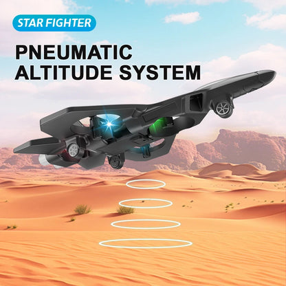 2.4G RC Foam Fighter Airplane with LED Lights and 360° Stunts