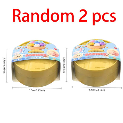 Dumpling Squishy Toy Colorful Slow Rebound Stress Relief
