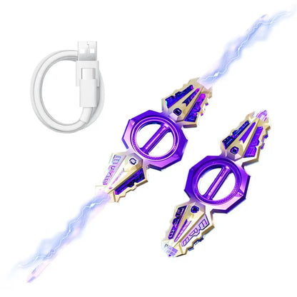 Light Up Sword Toy for Kids – Retractable Rotating LED Sword
