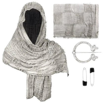 Medieval Hooded Cloak Vintage Cape – Renaissance Cosplay Costume