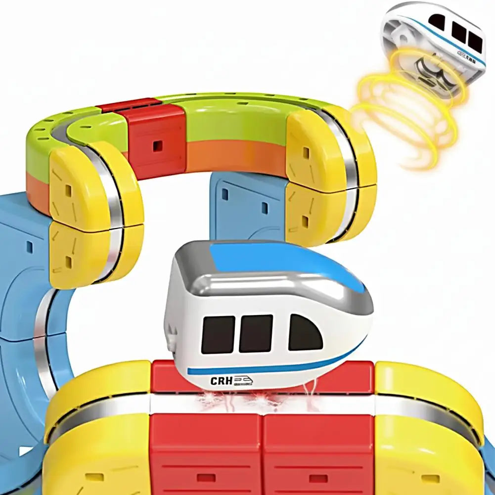 Magnetic Anti-Gravity Car for Compatible Building Block Tracks