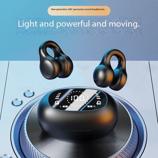 Wireless Bluetooth Earbuds – Soft Silicone Ear Clip Sports Headphones