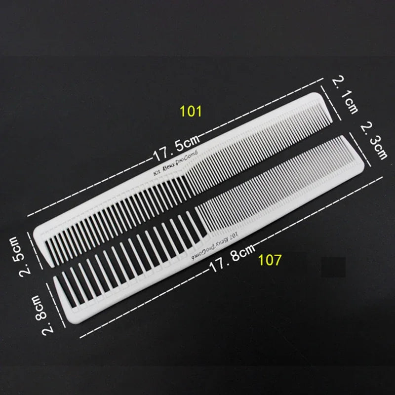Professional Hair Cutting Comb Anti-static Flat Head Cutter Comb FineTooth Haircut Brush Salon Tools Barber Hair Accessories