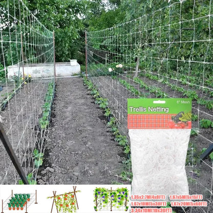 Plant Climbing Net – Garden Trellis Netting for Vining Plants