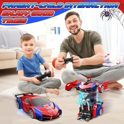 2.4GHz Spider RC Robot Car with Stunts and LED Lights