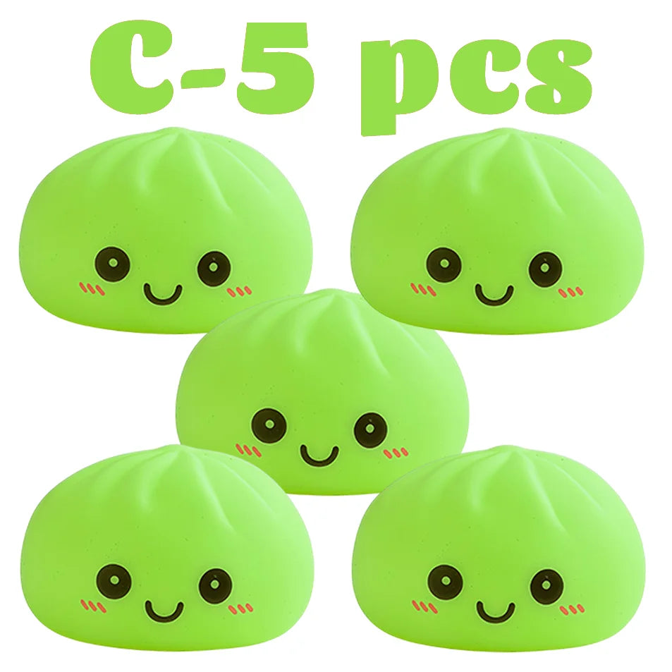 Dumpling Night Light LED Desktop Lamp Cute Glowing Décor