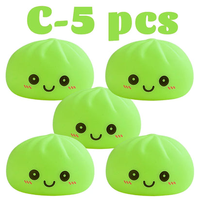 Dumpling Night Light LED Desktop Lamp Cute Glowing Décor