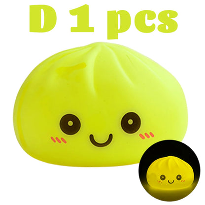 Dumpling Night Light LED Desktop Lamp Cute Glowing Décor