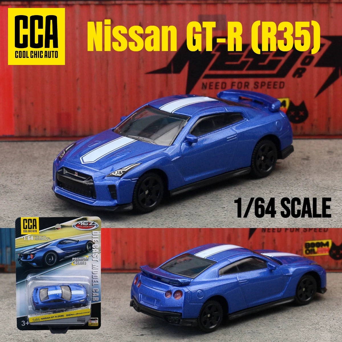 1/64 Diecast Car Model – Detailed Collectible for Display