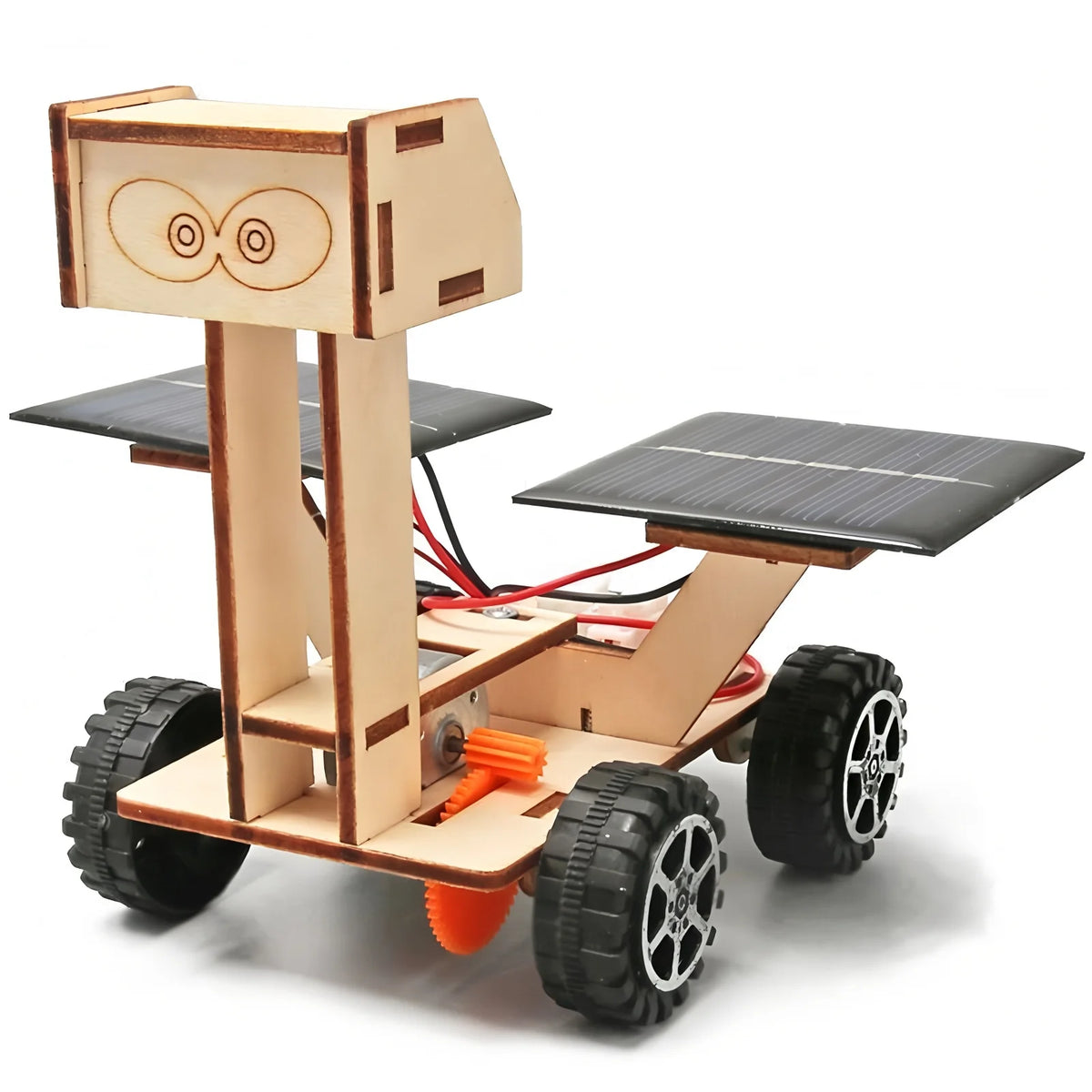 Solar Car Model Kit – DIY Wooden Science & Education Project