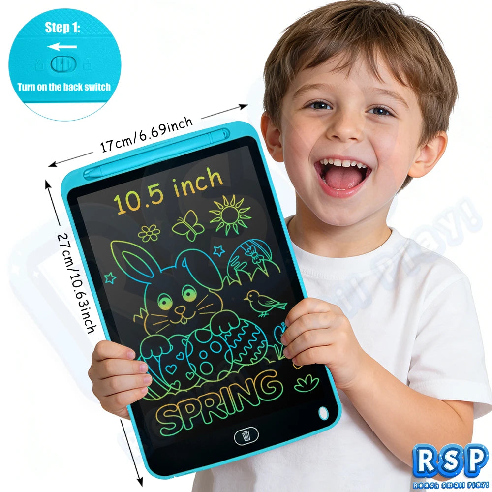 LCD Writing Tablet for Kids – Color Drawing Board 8.5-16 Inch