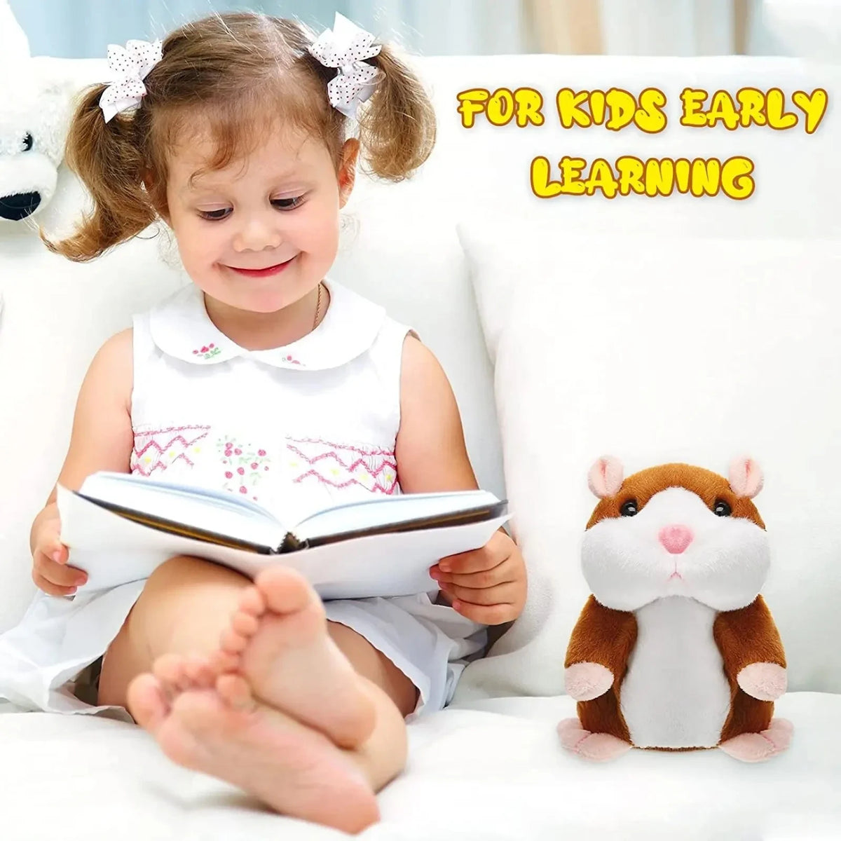 Talking Hamster Plush Toy – Interactive Sound Animal Doll