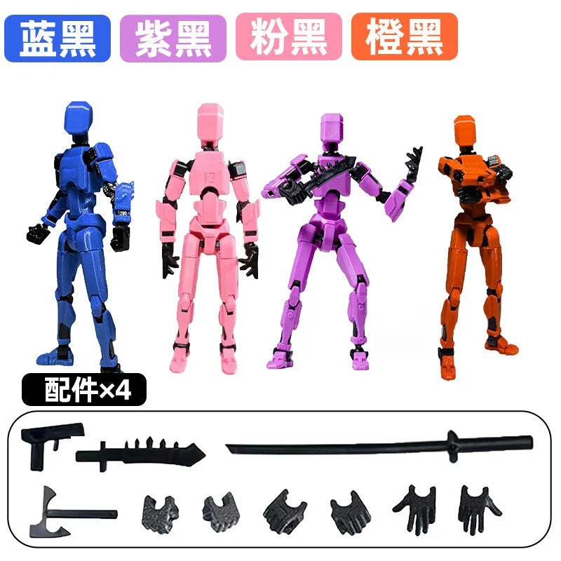 Multi-Jointed Robot Action Figure – Movable Poseable Model