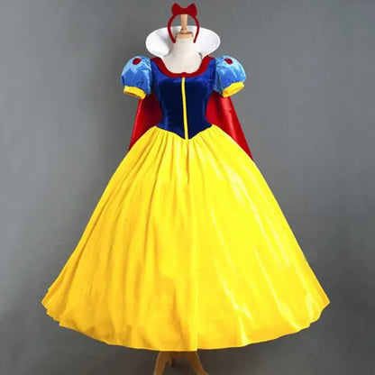 Princess Halloween Costume Women's Dress with Headdress – Party Cosplay
