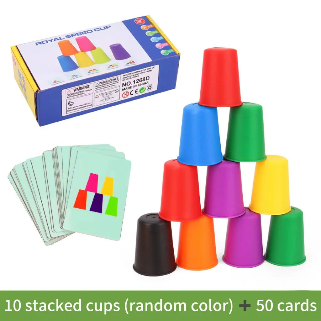 Cup Stacking Game for Kids