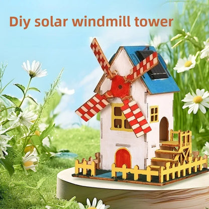 Solar Car Model Kit – DIY Wooden Science & Education Project
