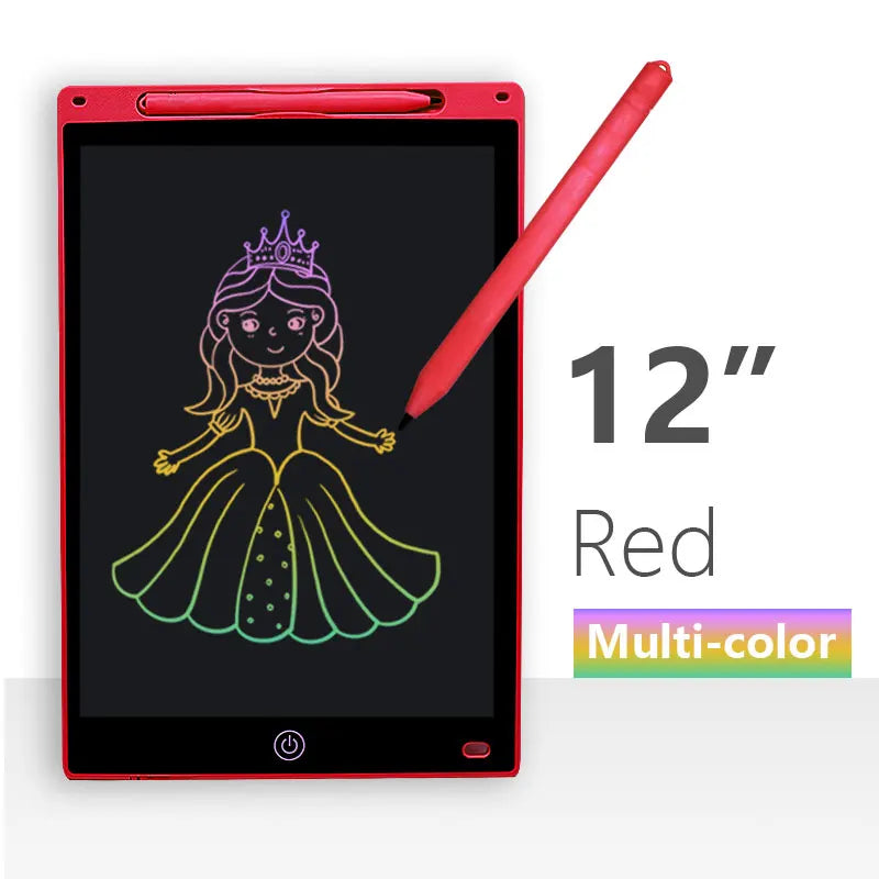 12 Inch LCD Writing Tablet for Kids – Reusable Drawing Board