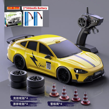 1:24 Scale RC Drift Racing Car with LED Lights and 4WD