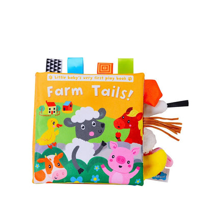Baby Cloth Book – Montessori Animal Sensory & Learning Activity Toy