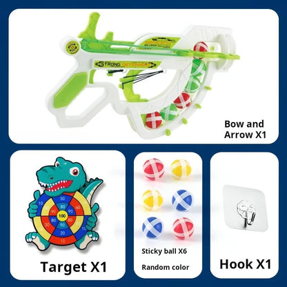 Montessori Throw Sport Slingshot Target Sticky Ball Dartboard Basketball Board Games Educational Outdoor Game Toy