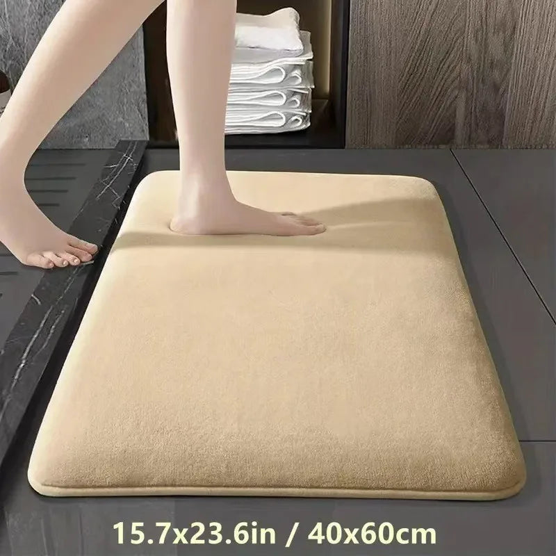 Non Slip Bathroom Mat – Absorbent Quick Drying Floor Mat