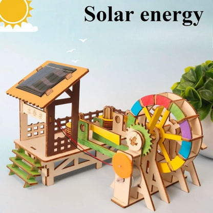 Solar Car Model Kit – DIY Wooden Science & Education Project