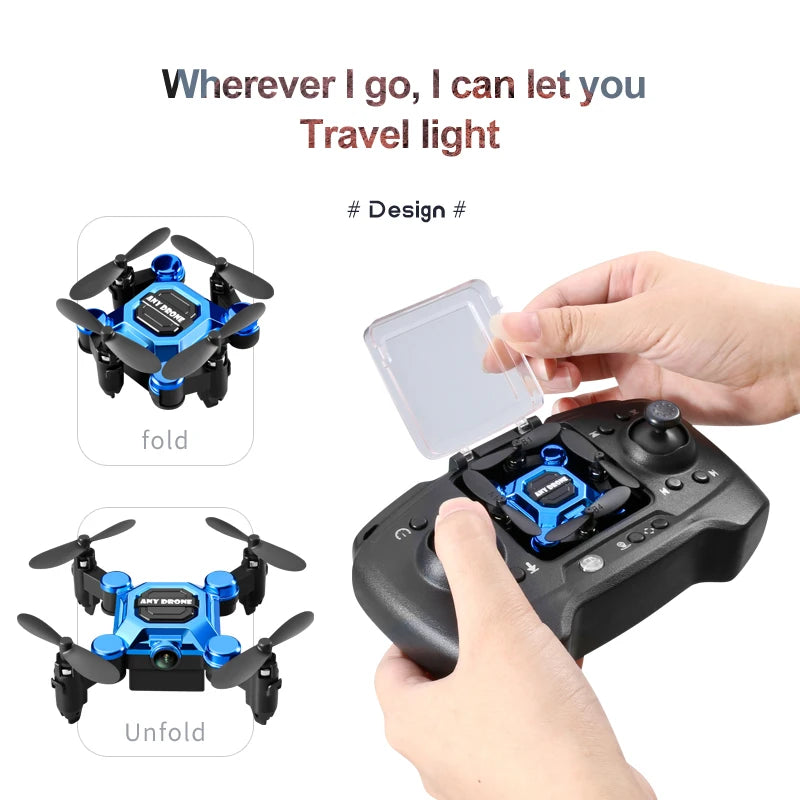Mini Folding Camera Drone with 4K HD Video Recording