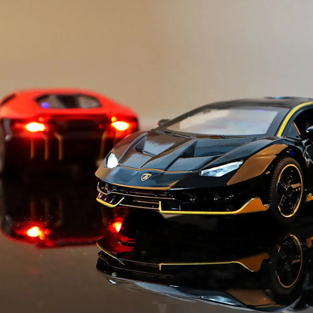 1:32 Diecast Car Model – Alloy Pull Back Light & Sound Toy