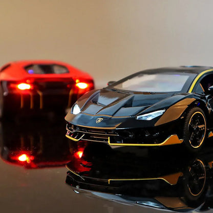1:32 Diecast Car Model – Alloy Pull Back Light & Sound Toy