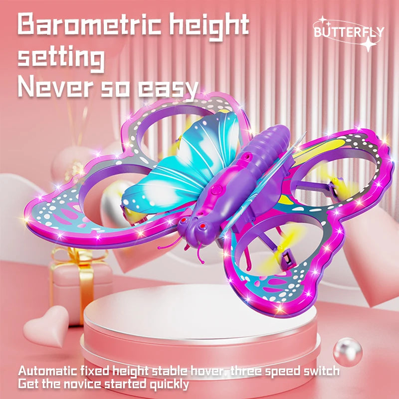Glitter Butterfly Remote Control Drone with Gravity Sensing