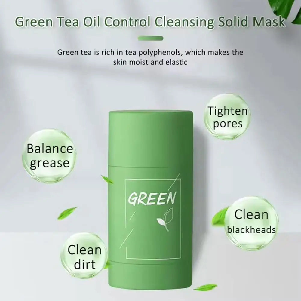 Green Tea Clay Mask Stick Pore Cleansing Facial Mask 40g