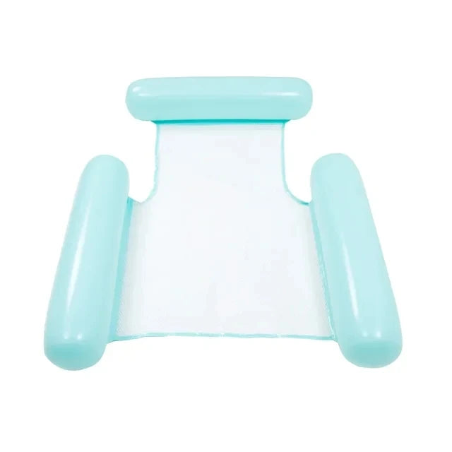 Summer Swim Inflatable Floating Water Mattresses Hammock Stripe Lounge Chairs Pool Water Sports Toys Floating Mat Pool Toys Kids