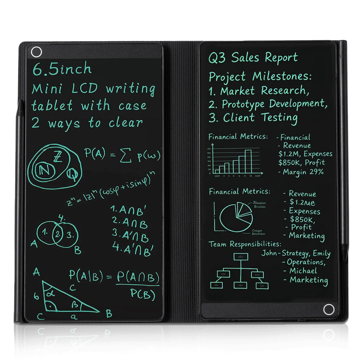 6.5 Inch LCD Writing Tablet – Reusable Digital Notepad
