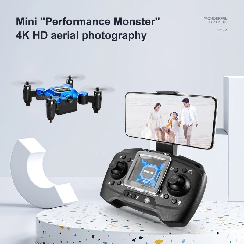 Mini Folding Camera Drone with 4K HD Video Recording