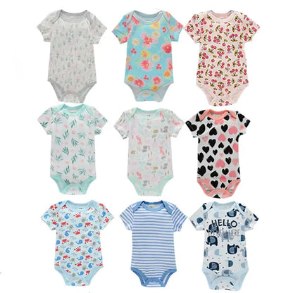 Baby Bodysuit – Summer Newborn Infant Romper 0-12M