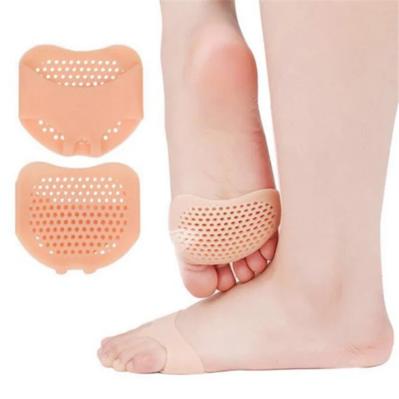 2PCS Silicone Gel Insoles Toe Separator Thumb Valgus Orthopaedic Foot Protector Bunion Adjuster Hallux Guard Feet Care Cushion