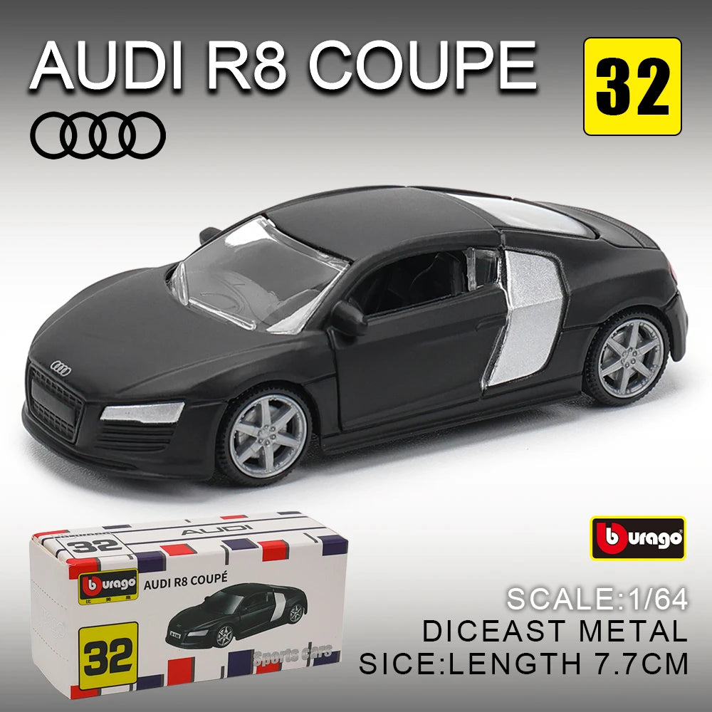 1:64 Diecast Car Model – Metal Scale Collectible for Display