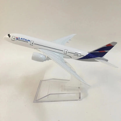 16cm B787 Aircraft Model – 1:400 Scale Diecast with Base