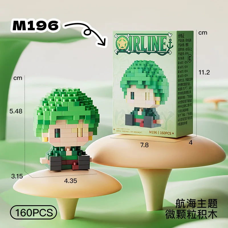 Mini Brick Assembly Model – 3D Building Block Figure