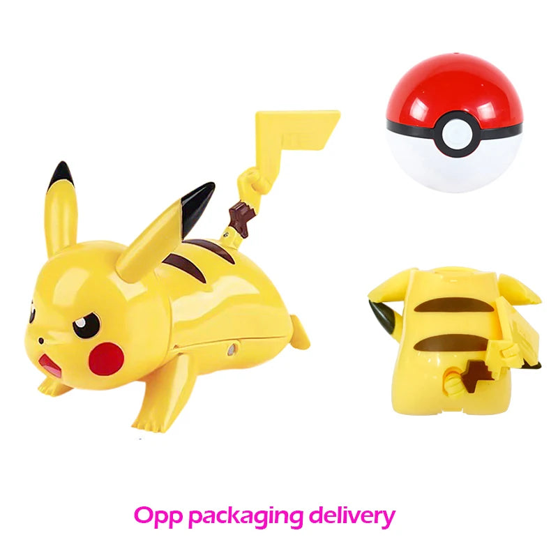 Transforming Anime Toy Ball – PVC Deformable Figure for Play & Display