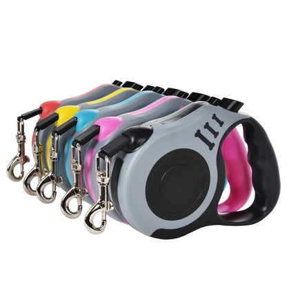 Retractable Dog Leash for Small Dogs, 3m or 5m Nylon Lead