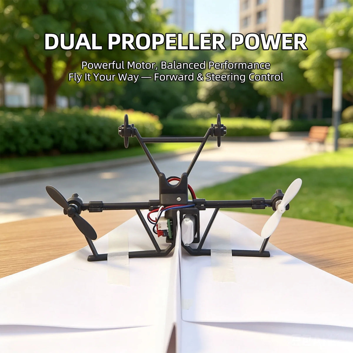 Remote Control Paper Airplane Kit with Electric Power