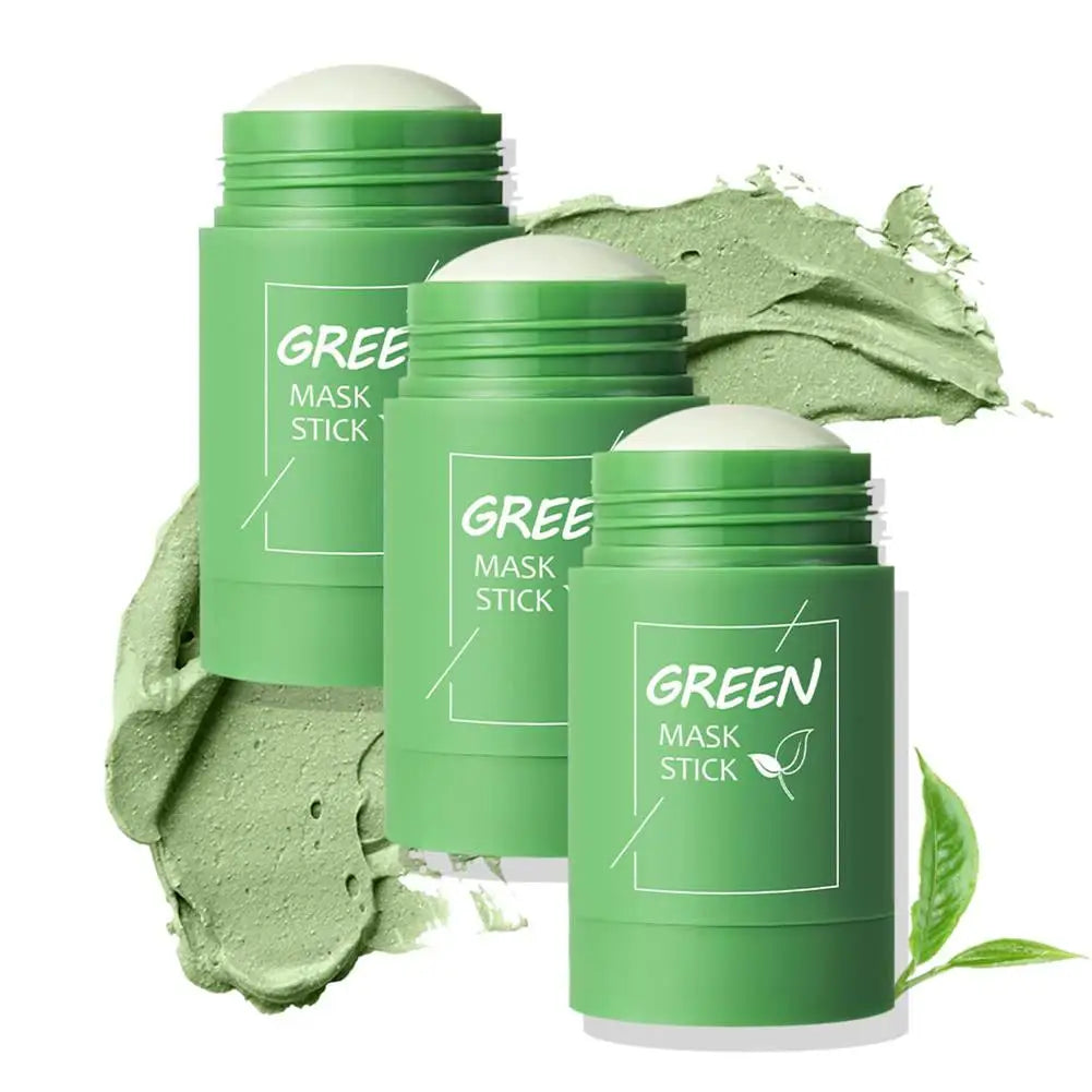 Green Tea Face Mask, Clay Mask Stick for Pore Cleansing