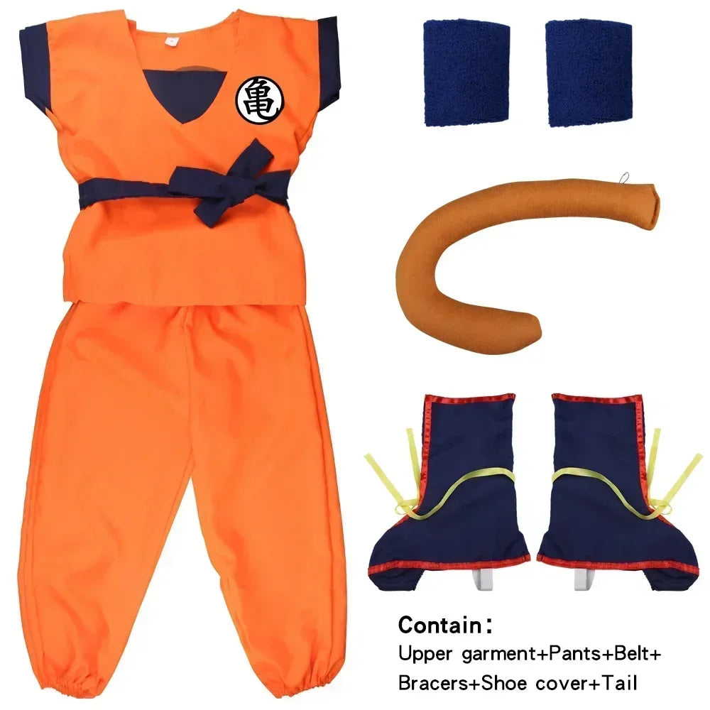Anime Martial Arts Cosplay Costume Unisex – Kids & Adult Dress Up