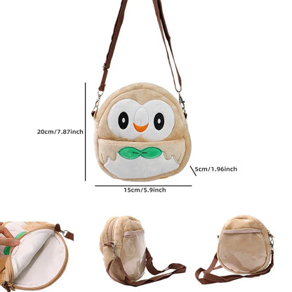 Anime Plush Backpack – Soft Character Shoulder Bag for Kids
